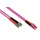 Good Connections Good Connections® LWL Duplex OM4 50/125μ LC/ST, 10 m, violett
