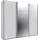 WIMEX Schiebetürenschrank Mugano 270 x 236 x 65 cm Weiß