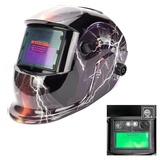 Schweißhelm Automatische Verdunkelung + Solarzellen Schweißschirm mit großem Sichtfeld SN860