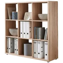 BMG Möbel QUADRO Standregal 3 Fächer 0 x 0 x 0 cm Weiß