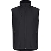 Clique Classic Softshellweste Herren 99 - schwarz 4XL