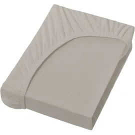 Bella Donna Jersey 120 x 200 - 130 x 220 cm perlgrau