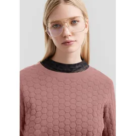 QS Strickpullover mit Strukturmuster Pink S