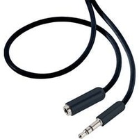 SpeaKa Professional SP-7870468 Klinke Audio Verlängerungskabel [1x Klinkenstecker 3.5mm - 1x Klinke