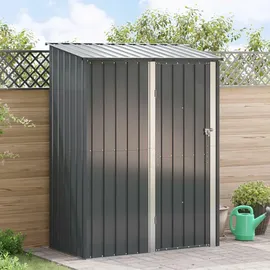 vidaXL Gartenhaus 1,54 x 0,86 m Anthrazit