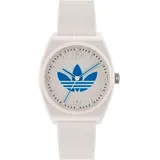 Adidas Aost23 38 Mm Uhr White / Blue / Mineral
