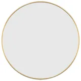 vidaXL Wandspiegel Golden Ø 60 cm Rund