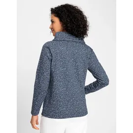 Inspirationen Sweatshirt Geblümt Rauchblau 44