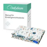 DAILYDREAM Gewichtsdeckenbezug für Kinder aus 100% Baumwolle, Edition Wald