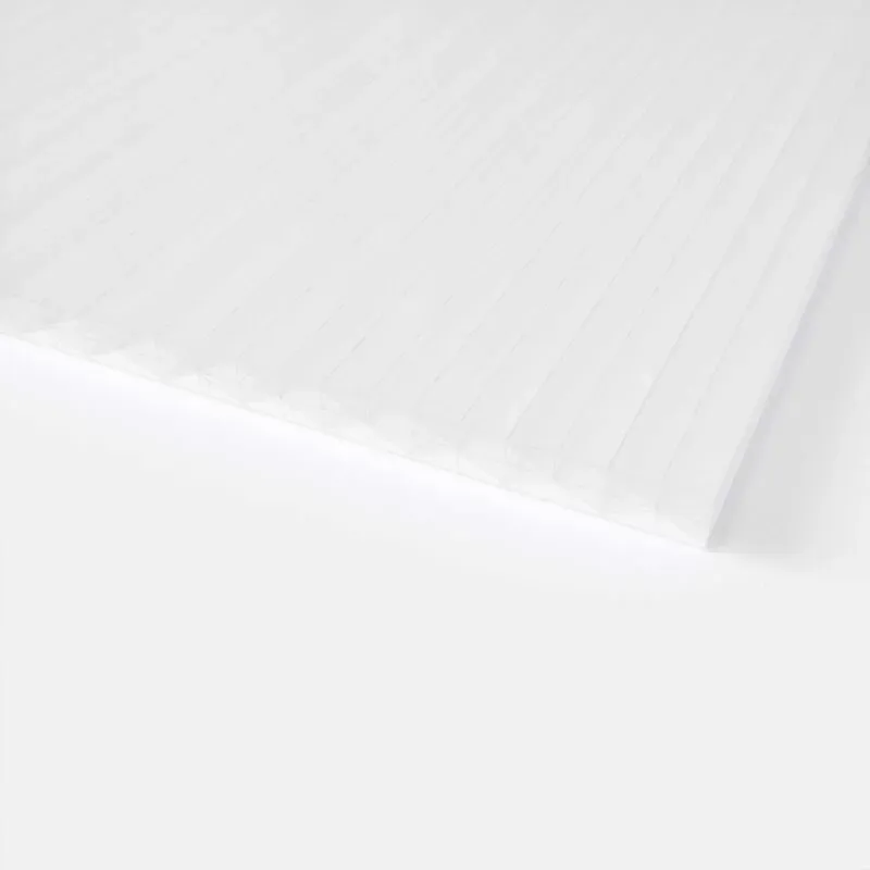Exolon® Doppelstegplatten 16 mm multi UV Weiß/Opal - 5-Fach X-Struktur - Polycarbonat 980 x 2500