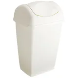 Testrut Schwingdeckeleimer 50 l Weiß
