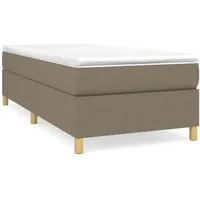 VidaXL Boxspringbett Taupe 90x200 cm Stoff1378892