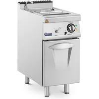 Royal Catering Bain-Marie - 3000 W - GN 1/2 - GN 1/3 - Wasserhahn - Unterschrank (40 x 73 cm) -