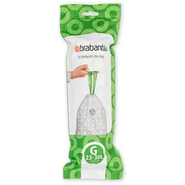 Brabantia Müllbeutel Code G 23-30 Liter Kunststoff Grün
