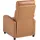 Beliani Fernsehsessel OTUS Kunstleder 75 x 100 x 90 cm Braun mit Fußstütze