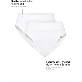 CALIDA Elastic Duopack Slip 2 St. Weiß 40/42
