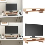 Vidaxl - Monitorständer 60x27x14 cm Massivholz Kiefer - Monitorständer - Holzmöbel - Laptoptisch - Schreibtischorganisator - Kiefernholzmöbel - Home