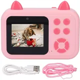 Thermodruckkamera, Thermodruck-Digitalkamera Tragbare Videoaufzeichnungskamera für Fotografie-Unterhaltung (PINK)
