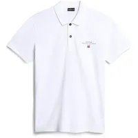 Napapijri Elbas 4 Kurzarm-poloshirt - Bright White 002 -