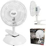 Adler AD 7317 Tischventilator mit Clip + Sockel