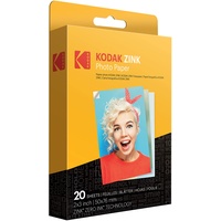 Kodak Zink Fotopapier weiß, 50x76mm, 20 Blatt (RODZ2X320)