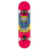 Tony Hawk Skateboards SS 180+ komplettes Skateboard, Adler-Logo, Pink, 19 cm breit
