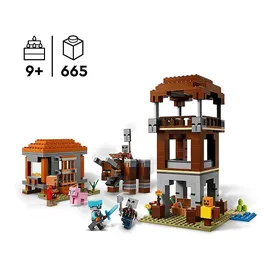 LEGO Minecraft Ein Verwüster am Plünderer-Außenposten 21278