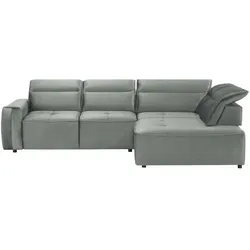 switch Ecksofa  Colombo , grau , Maße (cm): B: 296 H: 103 T: 227