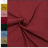 MAGAM-Stoffe Stoff "Noah", Bündchenstoff Feinstrick uni einfarbig ÖKO-TEX Meterware ab 50cm rot