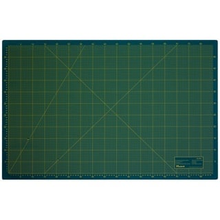 Victor (Zenith) Schneideunterlage Schneidematte 3-lagig, selbstheilend, rutschsicherer Oberfläche und beidseitgen Rasterdruck grün|schwarz 120 cm x 90 cm x 0.3 cm