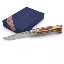 Opinel No. 8 Inox Taschenmesser laminierte Birke braun