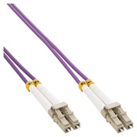 InLine LWL Duplex Kabel, LC/LC, 50/125μm, OM4, 5m