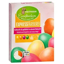 HEITMANN Eierfarben Expressfärberei Eierfarben farbsortiert