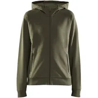 Craft Core Soul FZ Damen Kapuzensweater, grün - M
