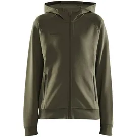 Craft Core Soul FZ Damen Kapuzensweater, grün - M