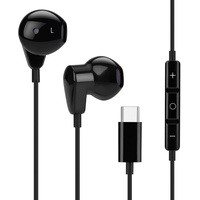 OKCS USB C Kopfhörer, HiFi Stereo in Ear USB C Headset mit Mikrofon und Lautstärkeregler Ohrhörer kompatibel für P40 P30 P20 Pro, Pixel 4,3,2,XL, Xiaom i 9,8 SE, Galaxy S21 S20,OnePlus 7,6T UVM.