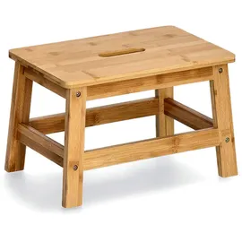 Zeller Schemel Bambus 25 x 25 x 38,5 cm Braun