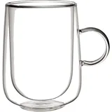 Villeroy & Boch – Artesano Hot&Cold Beverages Latte-Macchiato-Glas groß, Gläser Set 2tlg., doppelwandige Gläser für Kalt- und Heißgetränke, 360ml, Borosilikatglas, spülmaschinenfest, mikrowellensicher