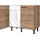 Nobilia Spülenschrank Structura 90 x 58,3 x 87 cm Braun