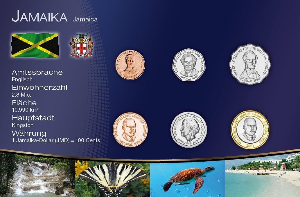 Kursmünzensatz "Jamaika"