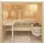 InfraWorld Sauna Solido Glas Complete 212 + 5-teiliges Zubehörset
