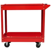 VidaXL Werkstattwagen 2 Stk. 100 kg 2 Etagen