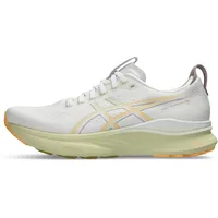 ASICS Men's Gel-Kayano 32 Running Shoes, White/Orange Glow, 8.5 Wide - 42 EU Weit