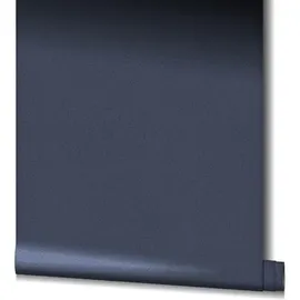 Schöner Wohnen Vliestapete Uni 10 m x 0,53 m 0 g Blau 32732