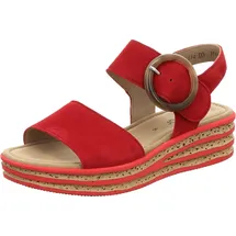 Gabor Riemchensandale Damen Rot 42