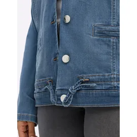 sheego Jeansblazer in blue-bleached | Gr.: 50