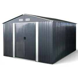 ALEOS. Gartenhaus 3,6 x 3 m Grau