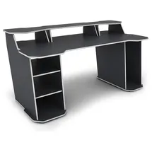 byLIVING Schreibtisch Matrix Anthrazit / Weiß