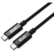 Club 3D Club3D USB4 Gen3x2 Type-C Bi-Direktional Kabel 8K60Hz 40Gbps PD 240W(48V/5A) EPR St/St 2m