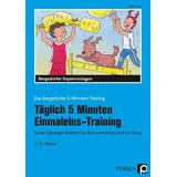 Persen Verlag i.d. AAP Täglich 5 Minuten Einmaleins-Training: Kurze Übungseinheiten für den Unterricht und zu Hause (2. und 3. Klasse) (Das Bergedorfer 5-Minuten-Training)